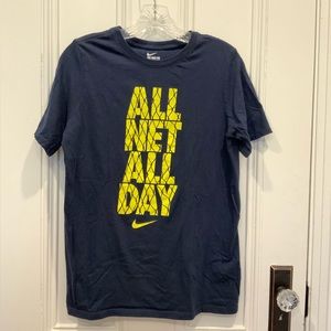 Nike Youth “All Net All Day” Navy T-Shirt - Size XL